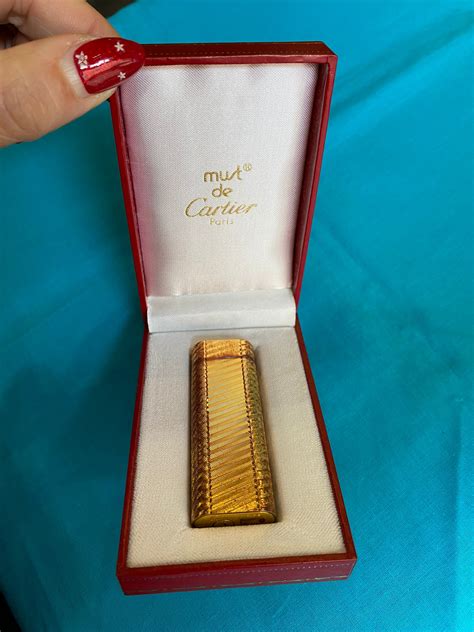 cartier lighter replica|vintage cartier lighter price.